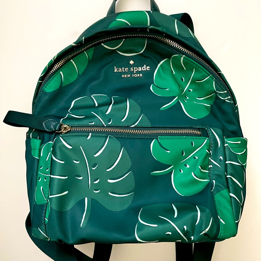 Kate Spade Monstera Lead backpack